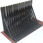 16 Pack L10 X 8" Black Heavy Duty Shelf Brackets With Screws Metal Br.... Fixed Price $56.67.