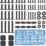 Mountup Universal Tv Mounting Hardware Screw Kit With Box - M4 M5 6MM, Black. Fixed Price $22.13.