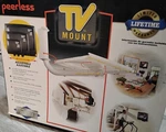 Peerless Adjustable Mount White Steel For Up To 27" Tvs Mpn 981-0149. Fixed Price $75.00.