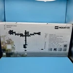 Mount-it! MI-1753 Fully Adjustable Triple Computer For 13"-27" Monitors. Fixed Price $39.98.