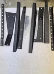 Utilitech Traditional Black Coating 14IN W Tv Stand. Fixed Price $12.00.