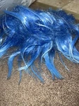 Kangaroo Funky Blue Punk Wig One Size Hair Halloween Hat Costume Play. Fixed Price $12.44.