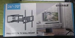 Full Motion Extending Arm Wall Mount For 26 In. To 70 Tvs. Fixed Price $28.99.