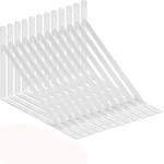 ACRUX7 Pack White Steel Shelf Brackets 12X8INCH - Heavy Duty. Fixed Price $40.33.
