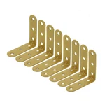 8 Pcs Gold Shape Brackets,right Angle Corner Brace With Screws,l Corn.... Fixed Price $18.32.