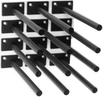12 Pcs 8" Black Solid Steel Floating Shelf Bracket Blind Inch,. Fixed Price $27.41.