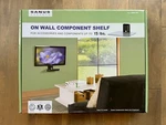 Nib Sanus Accents Wall Component Shelf A401-B1 For Accessories Up To 15 Lbs. Fixed Price $14.99.