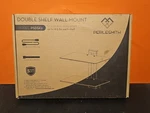Perlesmith Double Shelf Wall Mount Model PSDSK2 Brand New. Fixed Price $25.00.