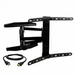 Megamounts Full Motion Tv Wall For 32-70 Inch Curved Screens With Hdmi Cab. Fixed Price $96.99.