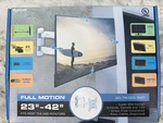 Wall Mount Led Tv 23"-42" Super Slim, Ultra Low Profile Full Motion Qualgear. Fixed Price $21.99.