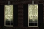 Kringle Express Set Of 2 Led 8 Strand Window Snowfall Light Cool White. Fixed Price $32.17.