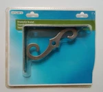 Ornamental Bracket Onward 5''X3 1/2'' Silver. Fixed Price $5.00.