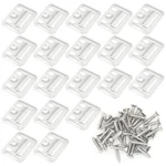 Itrolle 20PCS Pvc Wall Mounting Clips 40 X 30MM/1.57 1.18INCH, Silver. Fixed Price $11.94.