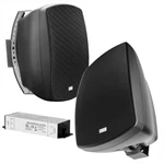 6.5" Outdoor Patio Speaker Pair Bluetooth 5.0 - Swivel Mount 100W, IP66 Black. Fixed Price $359.69.