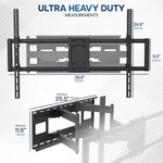Vivo Heavy Duty Full Motion 60" To 120" Large Screen Tv Wall Mount. Fixed Price $119.99.