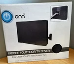 New Onn Indoor/outdoor Black Cover For 40'' To 43" Tvs Flat Screen ONA18AV021. Fixed Price $10.00.