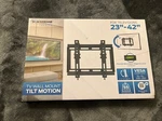 New Xtreme Home Theater Tilt Motion Wall Mount For 23-42" Tvs Holds 55 Lbs. Fixed Price $19.99.