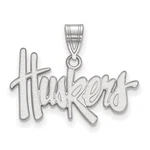 Sterling Silver Logoart University Of Nebraska Huskers Medium Pendant. Fixed Price $80.99.