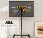 Tvon Stand Wheels Height Adjustable 13-50 Inch Up To 20KG MT1004. Fixed Price $34.99.