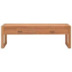 Tv Stand Entertainment Center With Storage For Living Room Teak Wood Vidaxl. Fixed Price $172.99.