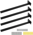 Luomorgo 4 Pcs 16" Floating Shelf Bracket Stainless Steel Inch, Black. Fixed Price $38.12.