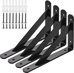 Heavy Duty Shelf Brackets 8 In X 5 Wall Mount Steel For. Fixed Price $18.99.