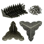 Sdtc Tech 12 Pack Furniture Corner Protector 1" X Antique Bronze Triangle. Fixed Price $10.99.
