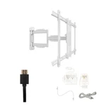 Kanto Tv Mounting Package With Dual Outlet Power Kit & Hdmi Cable. Fixed Price $275.38.