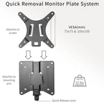 Vivo Black Adapter Vesa Bracket Kit Wall Mount For Monitor, Stand Attachment. Fixed Price $19.99.