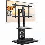 Perlegear Floor Stand W/ Mount For 32-86" Tvs, 132 Lbs, Adjustable Height. Fixed Price $215.29.