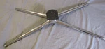 Samsung Quad Leg Stand 60 /65 BN61-07168A , DC-22 Chrome No Neck Or Screws.. Fixed Price $29.95.