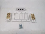 Speaker Wall PLATE/2 Rca PORTS/14 PORTS/3 Hdmi EB-18409. Fixed Price $39.99.