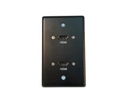 C2G Legrand Dual Hdmi Single Gang Wall Plate Black. Fixed Price $14.99.