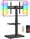 Floor Stand With Led Light For 32 -75" Tvs, Tall Swivel Til. Fixed Price $215.99.
