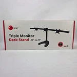 New Siig CEMT1812S2 Triple Monitor Desk Stand. Fixed Price $100.99.