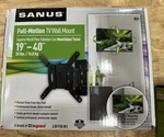 Sanus Full-motion Tv Wall Mount 19 -40 35LBS + Hangman Sound Bar Hanger Bonus. Fixed Price $29.99.
