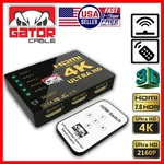 4K Hdmi 2.0 Cable Splitter Switcher Box Hub Ir Remote Control 5X1 Power To. Fixed Price $12.99.