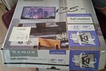 Sanus SMF218-B1 Full Motion Tv Wall Mount Black Fits 22-55" Extends Tilts. Fixed Price $34.50.