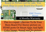 Repair Service For Lg Main EBT64006602, 65EF9500-UA, EBT64006605. Fixed Price $99.95.