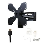 Kanto L102 Tv Mounting Package W/ Dual Outlet Thru Wall Power Kit And Hdmi Cable. Fixed Price $221.38.