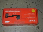 Vmp LCD-1B Black Articulating Flat Panel Wall Mount. Fixed Price $12.14.