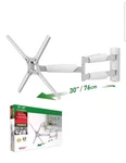 Barkan Tv Wall Mount 13" - 65" Full Motion Extension, Swivel & Tilt White. Fixed Price $45.00.