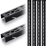 6 Pcs Shelf Rails Bracket Track 47.5 Inches Upright Closet System Hardware. Fixed Price $73.18.