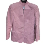 Vtg Roth Le Cover Pink Ultra Suede Blazer Jacket Womens 4 Button Front Usa. Fixed Price $24.95.
