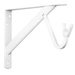 John Sterling RP-0495-WT White Max Duty Shelf And Rod Bracket. Fixed Price $10.19.