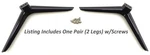 Pre-owned Onn 100002458 100012589 Tv Stand Legs W/screws 0090809346A/102Q3260111. Fixed Price $19.95.