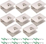 Uxcell Glass Shelf Brackets Stainless Steel Clamp Clip Holder Rectangle For 8-10. Fixed Price $22.24.