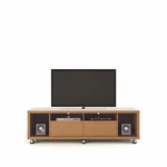 (local Pick Up) Cabrini Tv Stand To 60" - Manhattan Comfort Maple Cream. Fixed Price $250.00.
