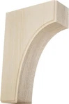 Ekena Clarksville Bracket 1-3/4"X4"X6" Rubberwood BKTW02X04X06CVRW (1-5). Fixed Price $7.19.
