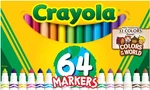 Crayola Broad Line Markers With Colors Of The World, 64 Ct, Back To School. Fixed Price $30.00.